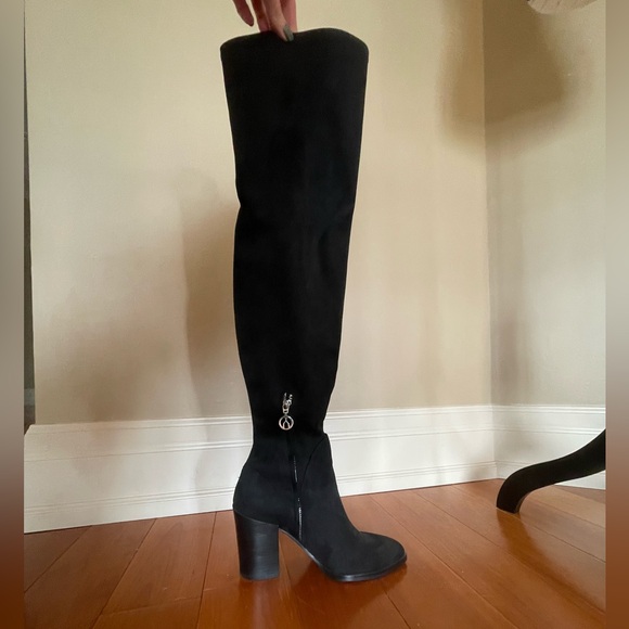 New The Wishbone Collection over the knee suede boots - Picture 1 of 7